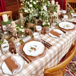 Alathea Caramel Linen Napkins (Set Of 4)