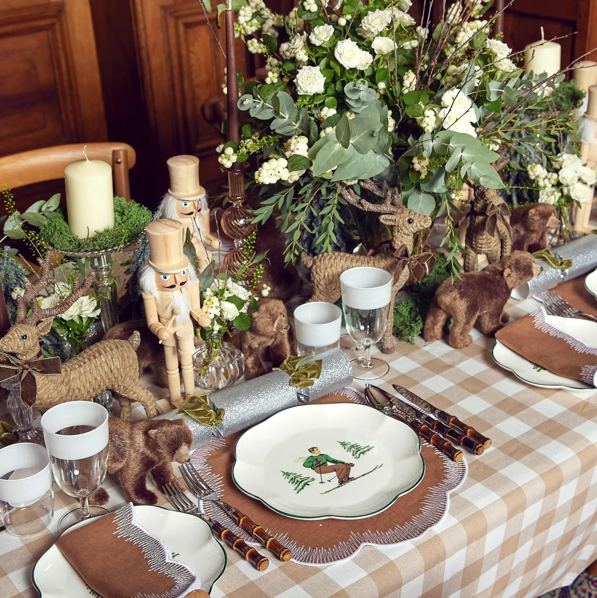 Alathea Caramel Linen Placemats & Napkins (Set Of 4)