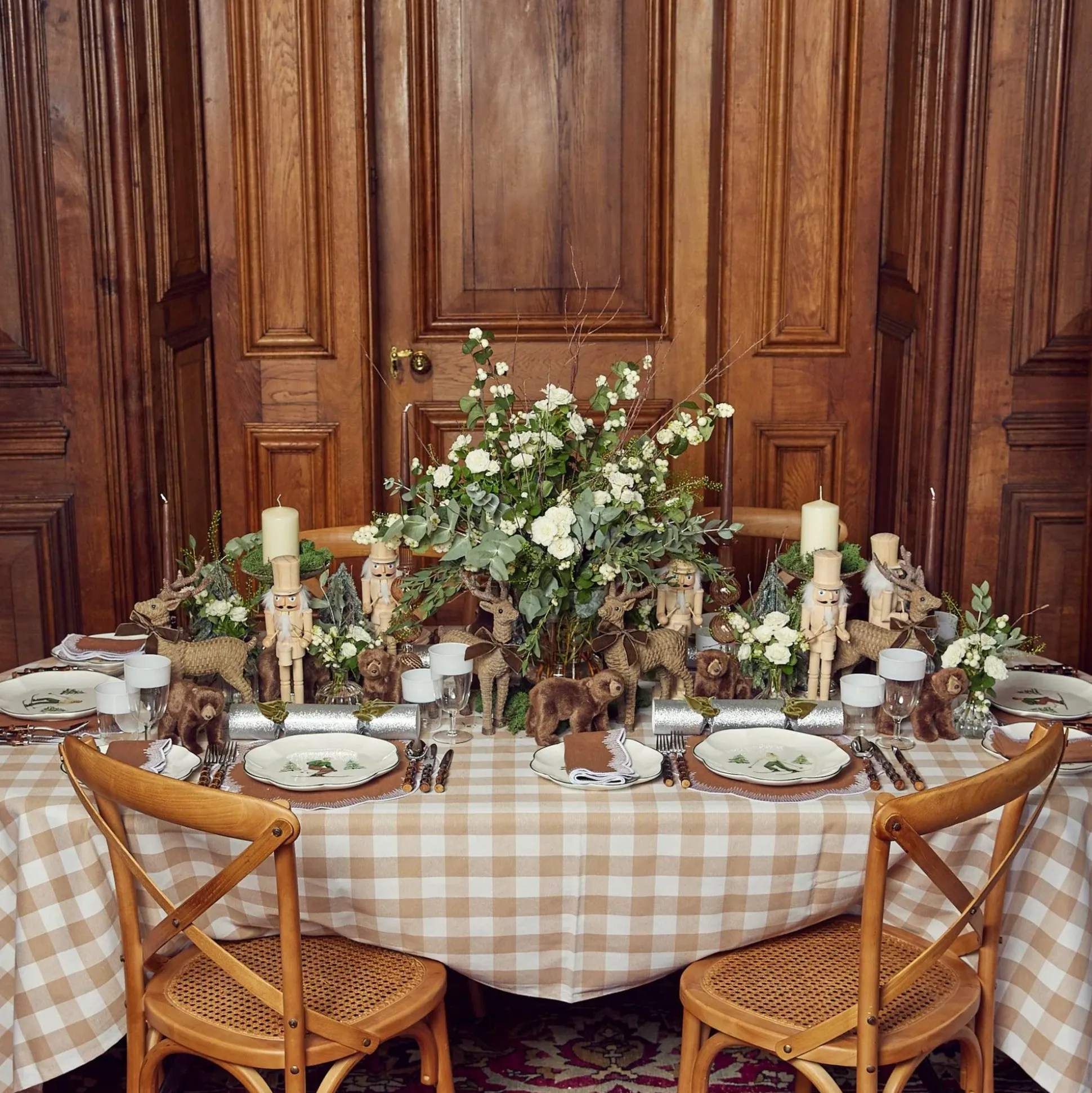 Alathea Caramel Linen Placemats & Napkins (Set Of 4)