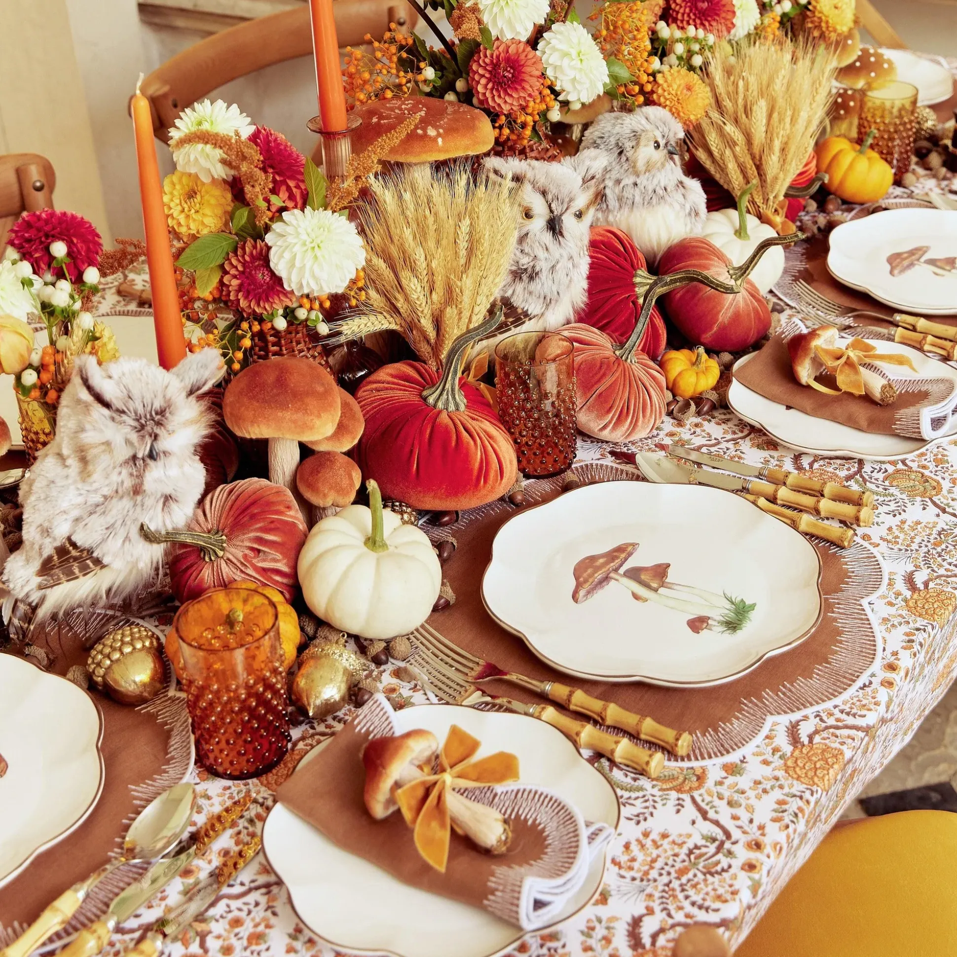 Alathea Caramel Linen Placemats (Set Of 4)