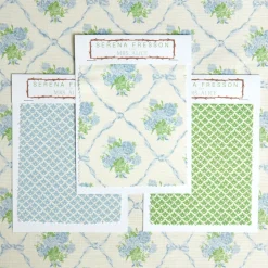 Alice's Bouquet Fabric (Blue)