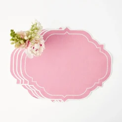 Amelie Pink Placemats & Napkins (Set Of 4)