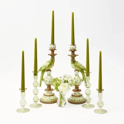 Apple Green Candles (Set Of 8)