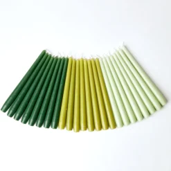 Apple Green Candles (Set Of 8)