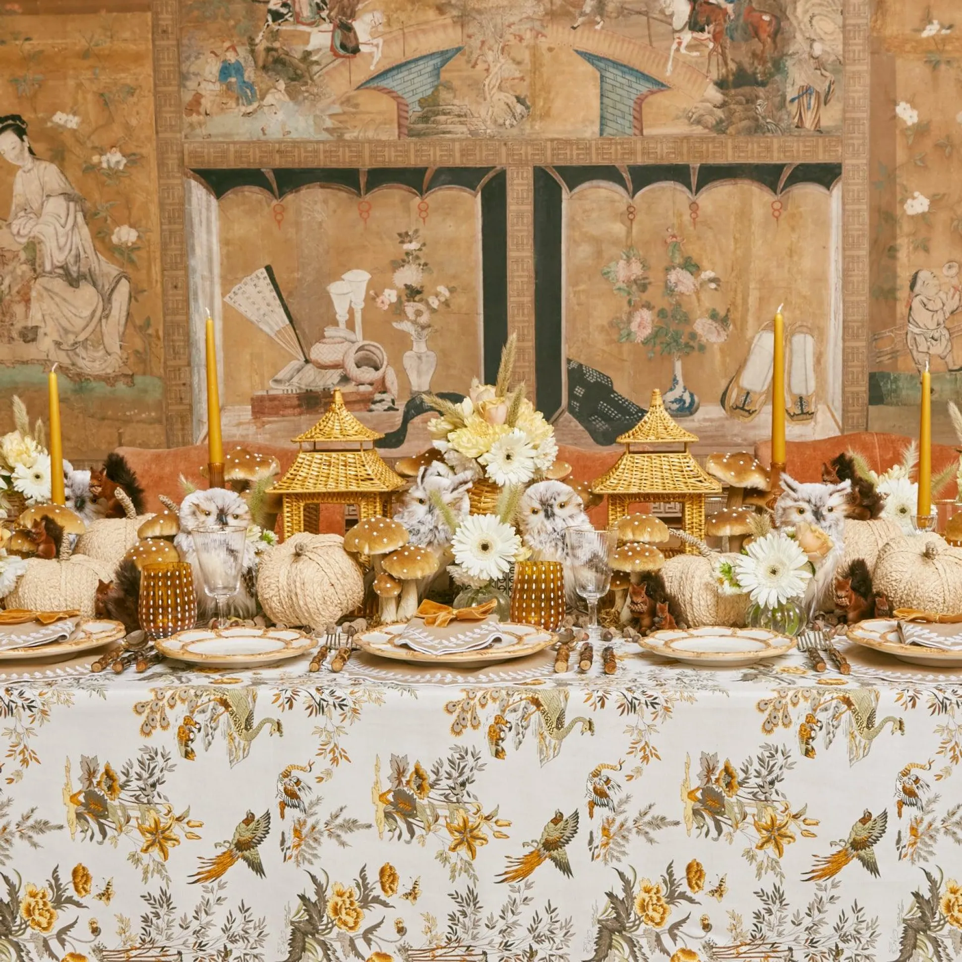 Autumn Fields Tablecloth