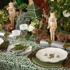 Beatrice Forest Green Napkins (Set Of 4)