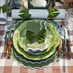 Beatrice Forest Green Napkins (Set Of 4)