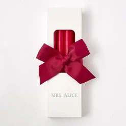 Berry Red Candles (Set Of 8)