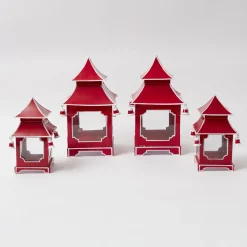Berry Red Pagoda Lantern