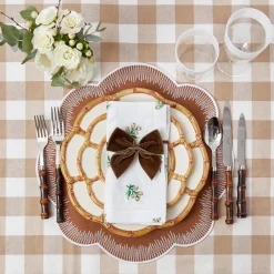 Biscuit Gingham Tablecloth