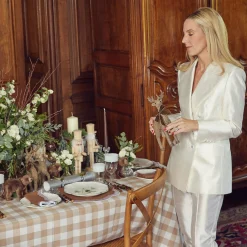 Biscuit Gingham Tablecloth