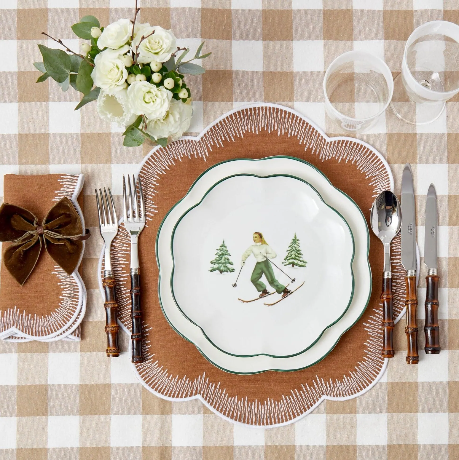Biscuit Gingham Tablecloth