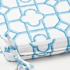 Blue Bamboo Seat Pad Cushion