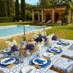 Blue Bamboo Tablecloth