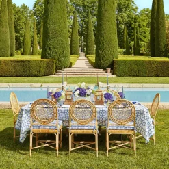 Blue Bamboo Tablecloth