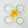 Blue Coral Starter Plates (Set Of 4)