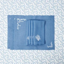 Blue Coral Tablecloth
