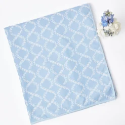 Blue Garland Tablecloth