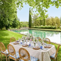 Blue Lily Of The Valley Dinner & Starter Plates (Set Of 8)