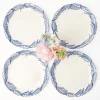 Blue Lily Of The Valley Dinner Plates (Set Of 4)
