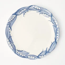 Blue Lily Of The Valley Dinner Plates (Set Of 4)