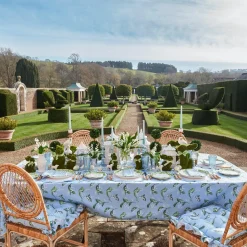 Blue Lily Of The Valley Tablecloth