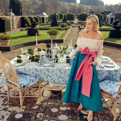 Blue Lily Of The Valley Tablecloth