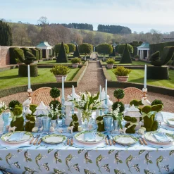 Blue Lily Of The Valley Tablecloth