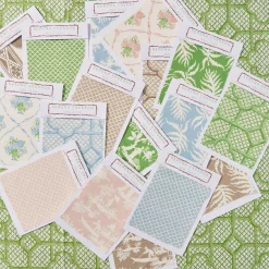 Blue Lotus Flower Fabric