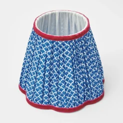 Blue Lotus Lampshade