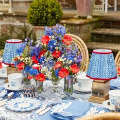 Blue Lotus Lampshade