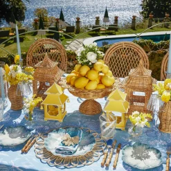 Blue Matilde Dinner & Starter Plates (Set Of 8)