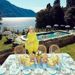 Blue Melograno Dinner Plate