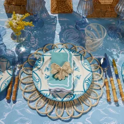 Blue Melograno Dinner Plate