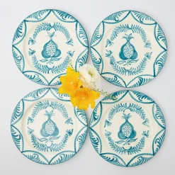 Blue Melograno Dinner Plates (Set Of 4)