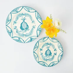 Blue Melograno Starter Plates (Set Of 4)