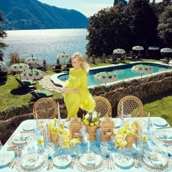 Blue Melograno Tablecloth