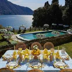 Blue Melograno Tablecloth