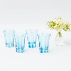 Blue Positano Glasses (Set Of 4)