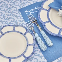 Blue Rattan Cutlery (5 Piece)