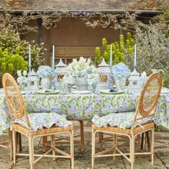 Blue Tulip Dinner Plates (Set Of 4)