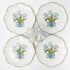 Blue Tulip Dinner Plates (Set Of 4)