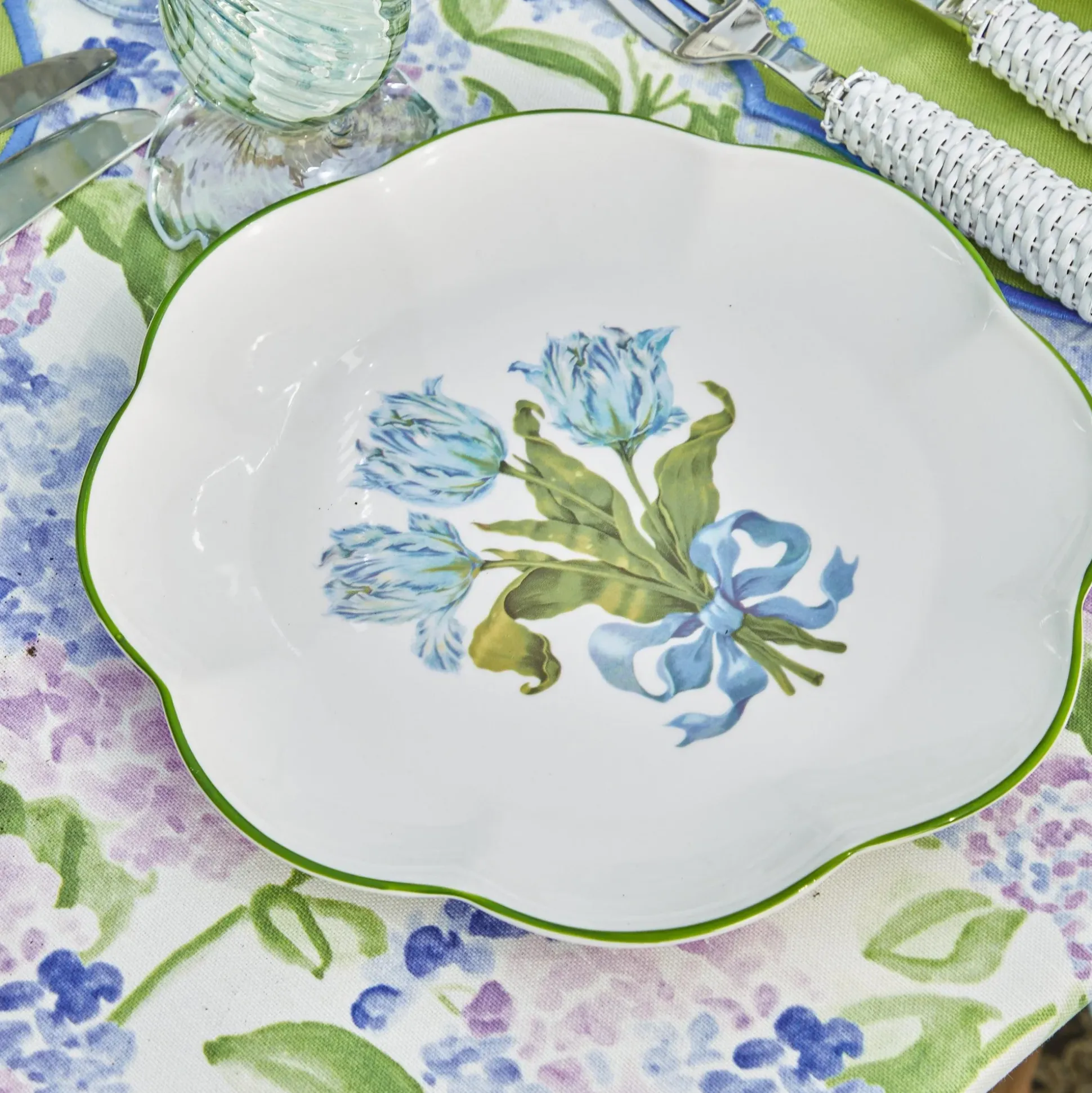 Blue Tulip Starter Plate