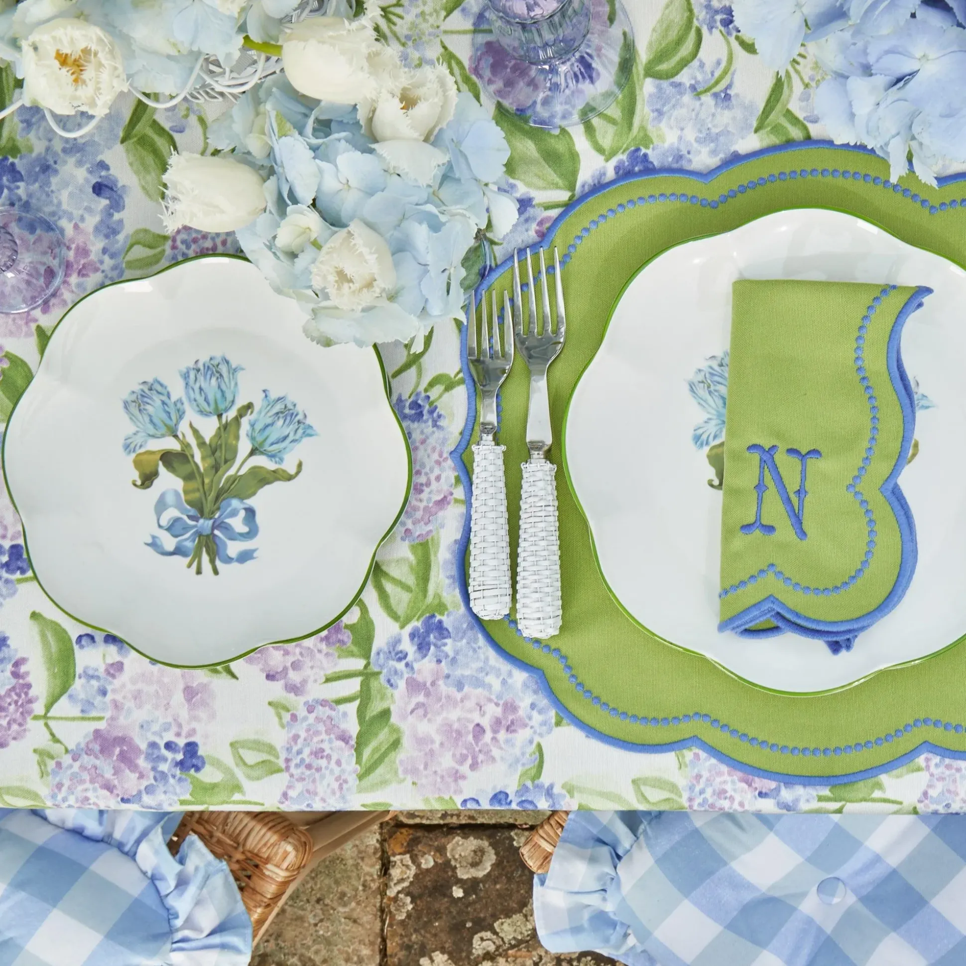 Blue Tulip Starter Plate