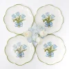 Blue Tulip Starter Plates (Set Of 4)