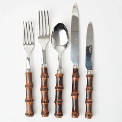 Burnt Bamboo Cutlery (5 Piece)