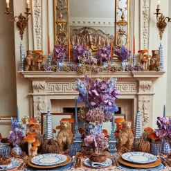 Burnt Orange Candles (Set Of 8)