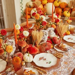 Burnt Orange Candles (Set Of 8)