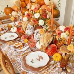 Burnt Orange Candles (Set Of 8)