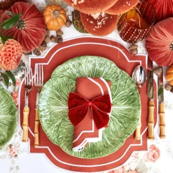 Burnt Orange Napkin Bows (Set Of 4)